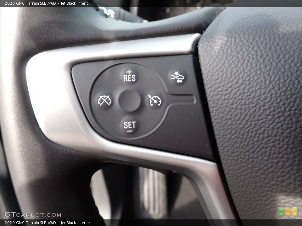 Jet Black Interior Steering Wheel for the 2020 GMC Terrain SLE AWD #136546674