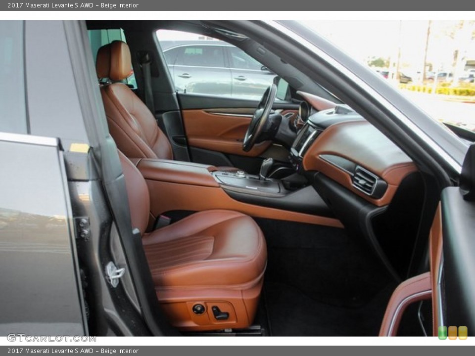 Beige Interior Front Seat for the 2017 Maserati Levante S AWD #136553603