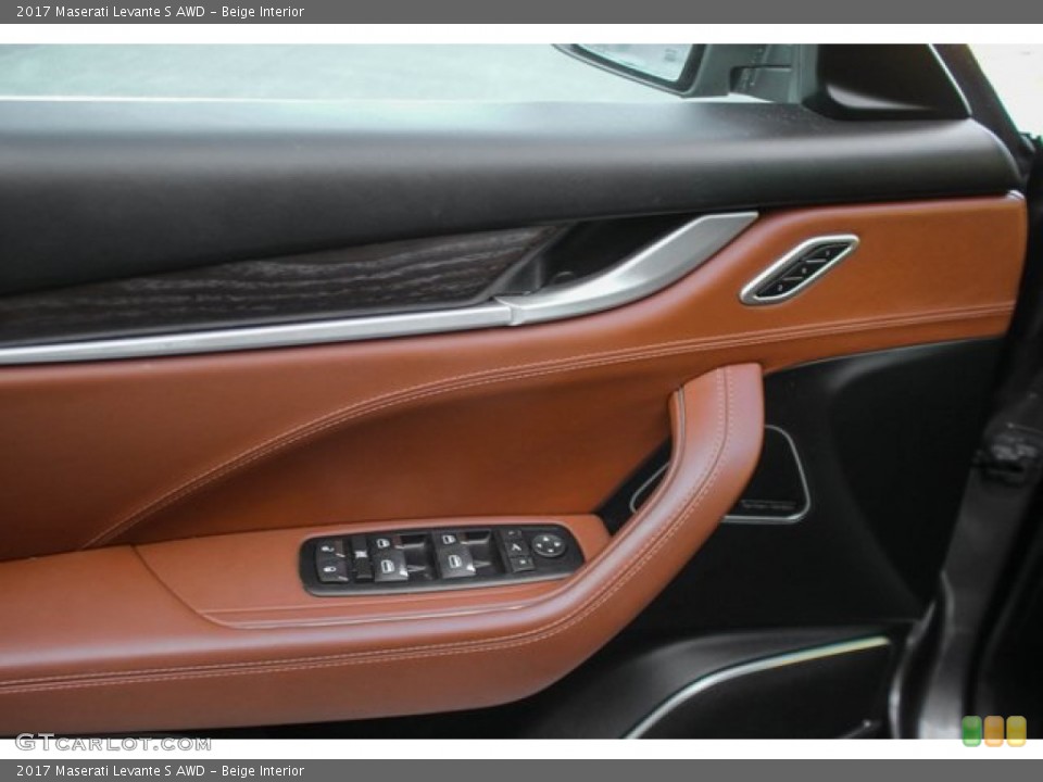Beige Interior Door Panel for the 2017 Maserati Levante S AWD #136553627