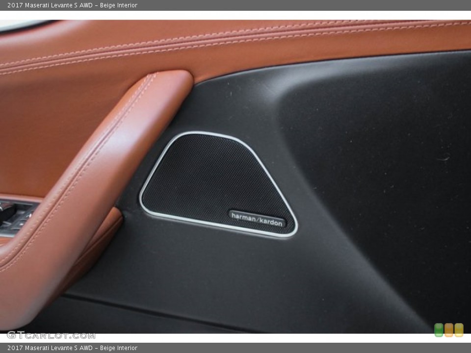 Beige Interior Audio System for the 2017 Maserati Levante S AWD #136553909