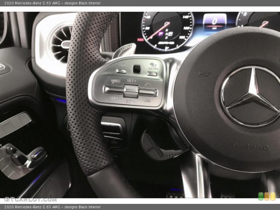 designo Black Interior Steering Wheel for the 2020 Mercedes-Benz G 63 AMG #136562270