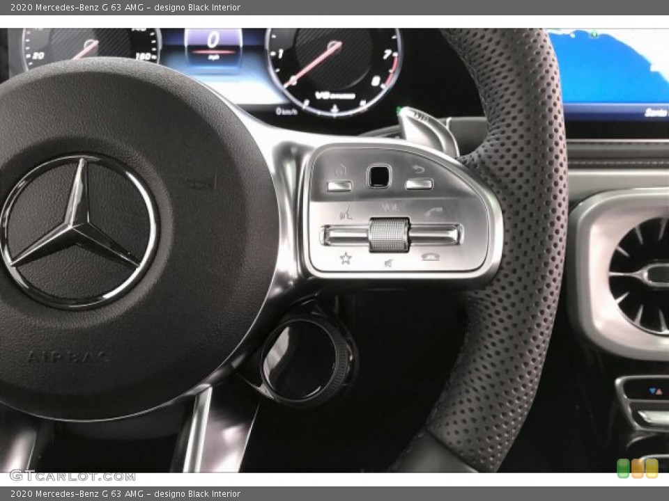 designo Black Interior Steering Wheel for the 2020 Mercedes-Benz G 63 AMG #136562282