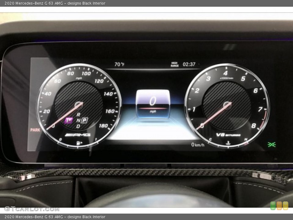 designo Black Interior Gauges for the 2020 Mercedes-Benz G 63 AMG #136562300