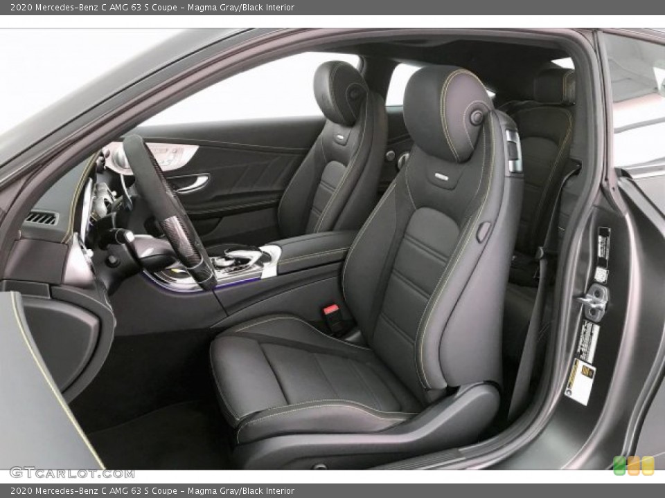 Magma Gray/Black Interior Front Seat for the 2020 Mercedes-Benz C AMG 63 S Coupe #136563326