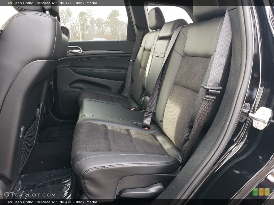 Black Interior Rear Seat for the 2020 Jeep Grand Cherokee Altitude 4x4 #136565882