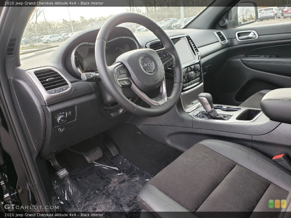 Black Interior Front Seat for the 2020 Jeep Grand Cherokee Altitude 4x4 #136565906