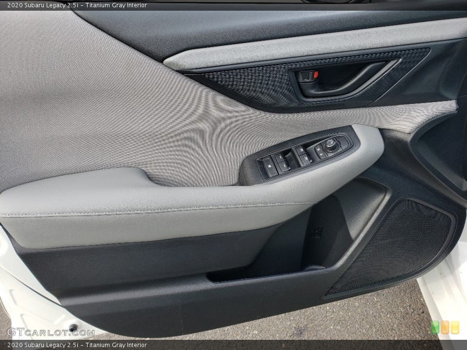 Titanium Gray Interior Door Panel for the 2020 Subaru Legacy 2.5i #136566032