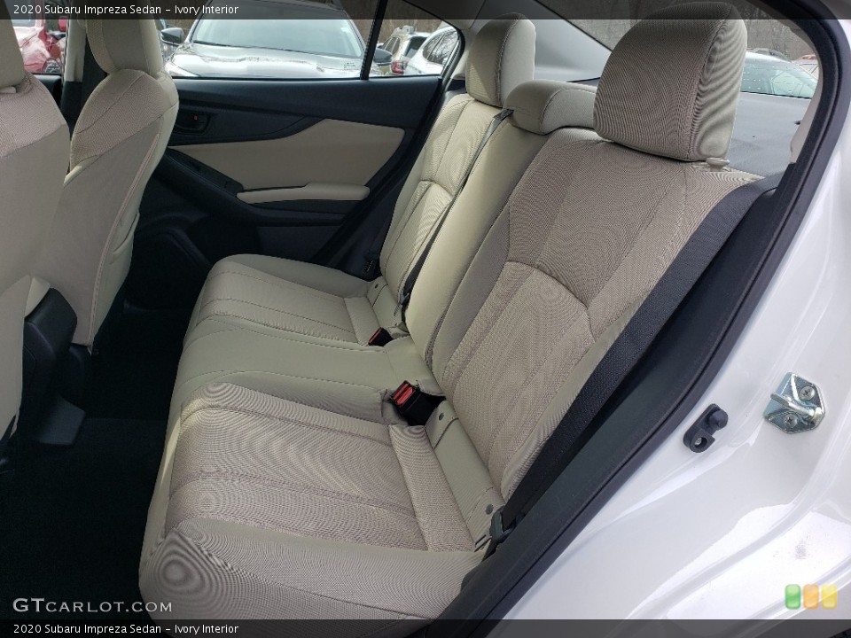 Ivory Interior Rear Seat for the 2020 Subaru Impreza Sedan #136566680