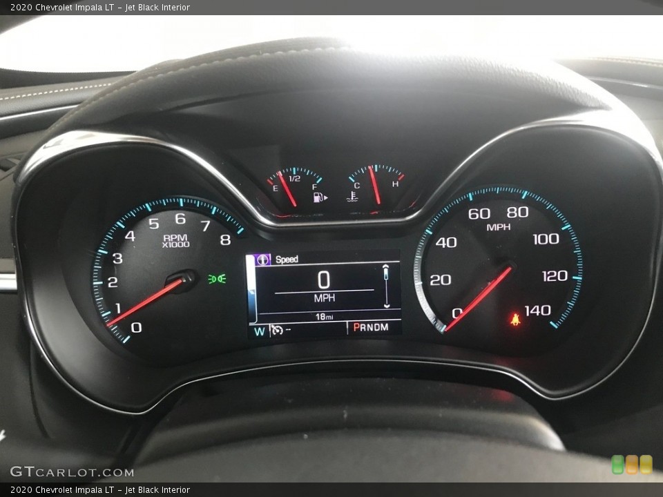 Jet Black Interior Gauges for the 2020 Chevrolet Impala LT #136569845