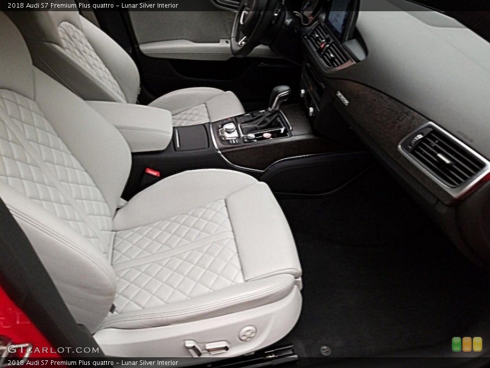 Lunar Silver Interior Front Seat for the 2018 Audi S7 Premium Plus quattro #136571699