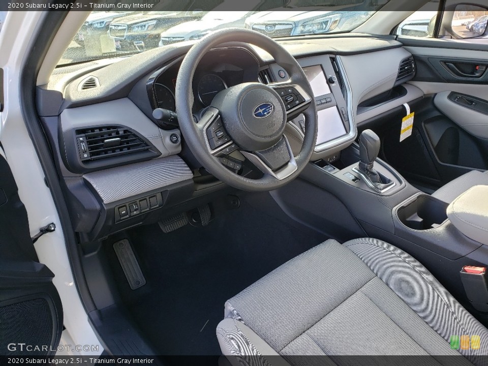 Titanium Gray Interior Photo for the 2020 Subaru Legacy 2.5i #136575707