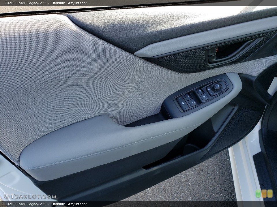Titanium Gray Interior Door Panel for the 2020 Subaru Legacy 2.5i #136575740