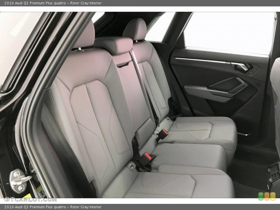 Rotor Gray Interior Rear Seat for the 2019 Audi Q3 Premium Plus quattro #136588137