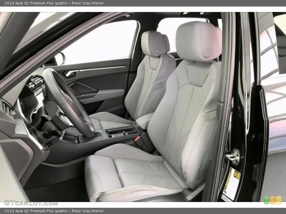 Rotor Gray Interior Front Seat for the 2019 Audi Q3 Premium Plus quattro #136588149