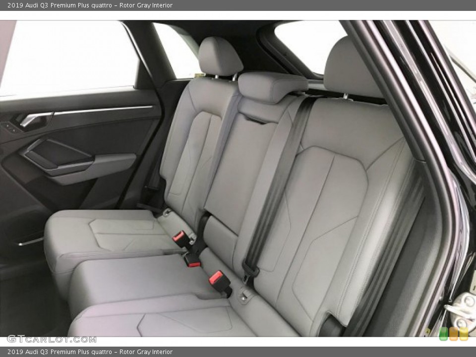 Rotor Gray Interior Rear Seat for the 2019 Audi Q3 Premium Plus quattro #136588161