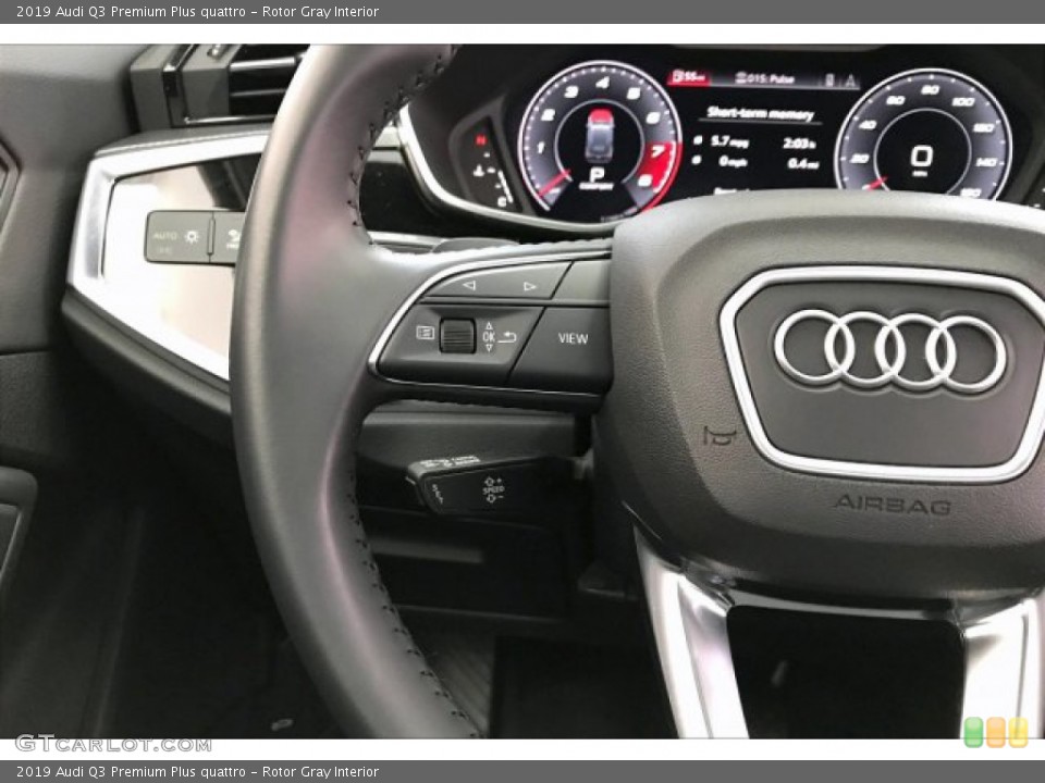 Rotor Gray Interior Steering Wheel for the 2019 Audi Q3 Premium Plus quattro #136588197