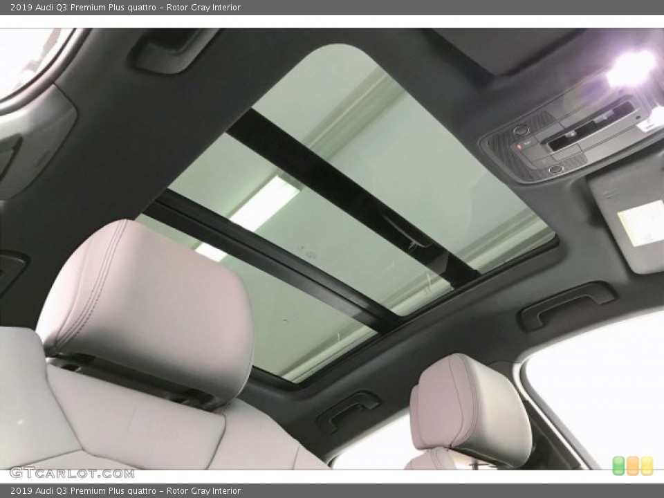 Rotor Gray Interior Sunroof for the 2019 Audi Q3 Premium Plus quattro #136588320