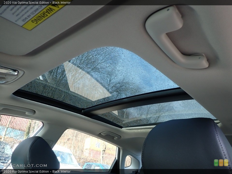 Black Interior Sunroof for the 2020 Kia Optima Special Edition #136600285