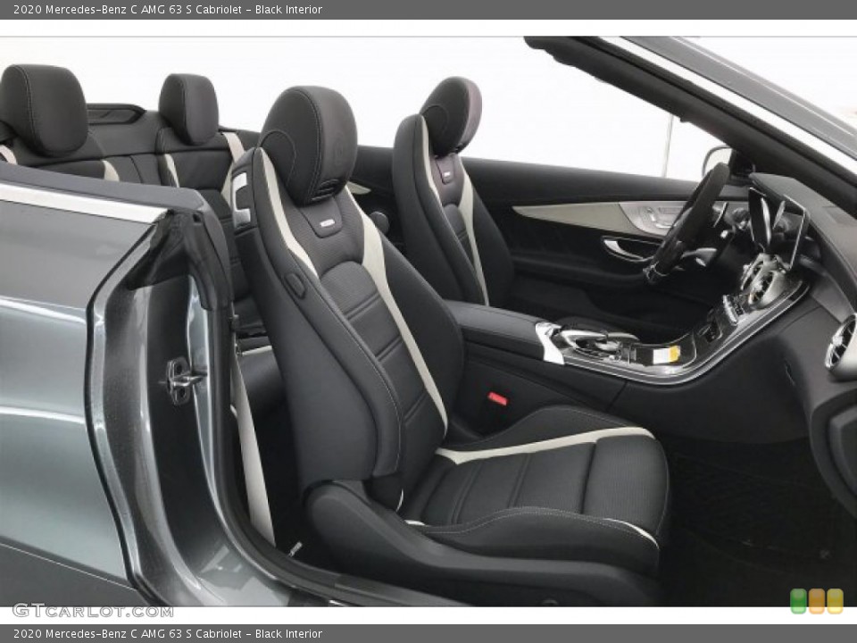 Black Interior Front Seat for the 2020 Mercedes-Benz C AMG 63 S Cabriolet #136609476