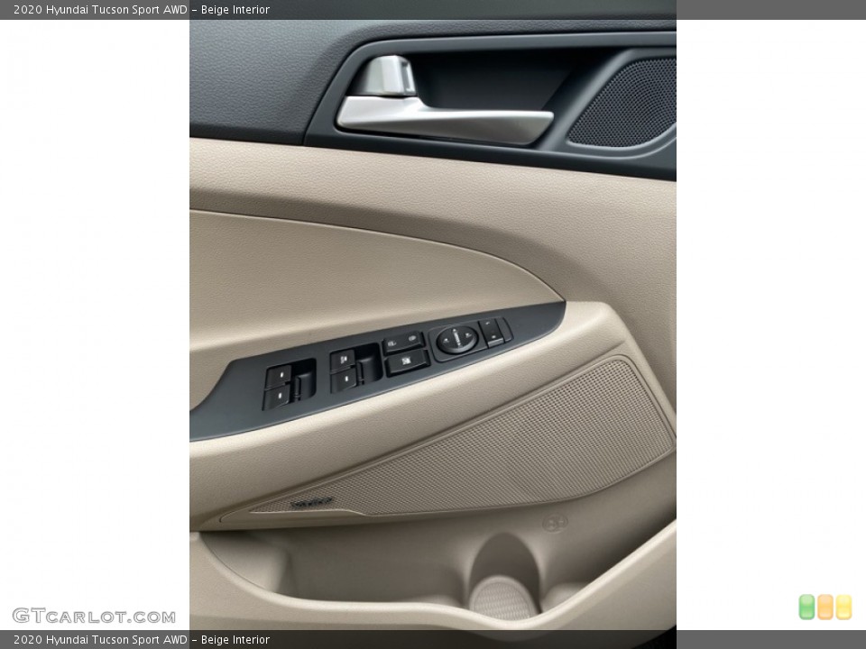 Beige Interior Door Panel for the 2020 Hyundai Tucson Sport AWD #136610268