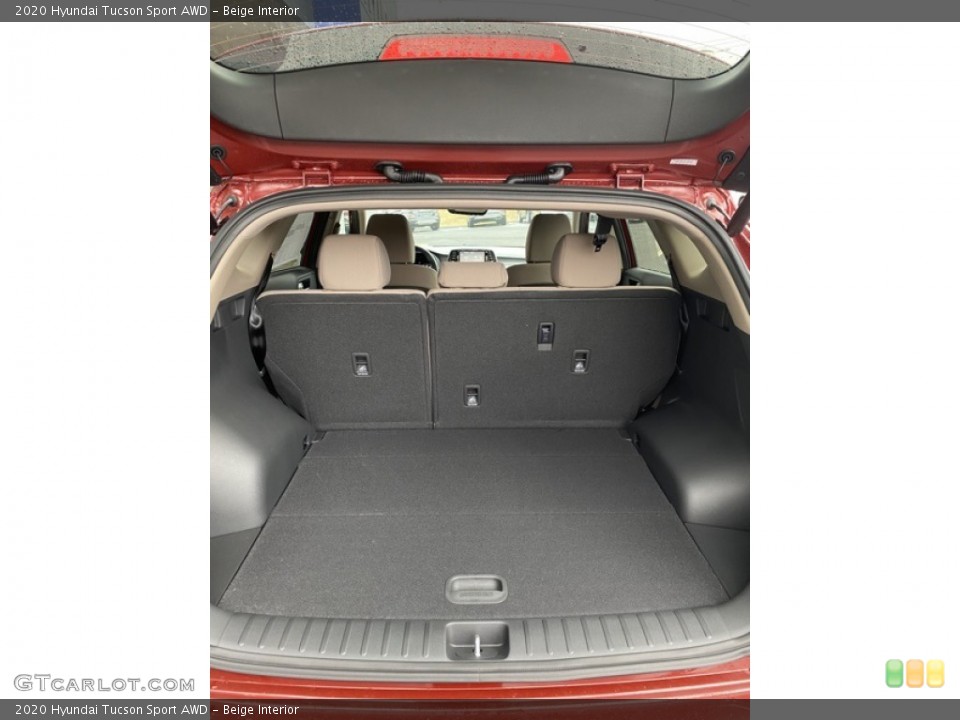 Beige Interior Trunk for the 2020 Hyundai Tucson Sport AWD #136610487