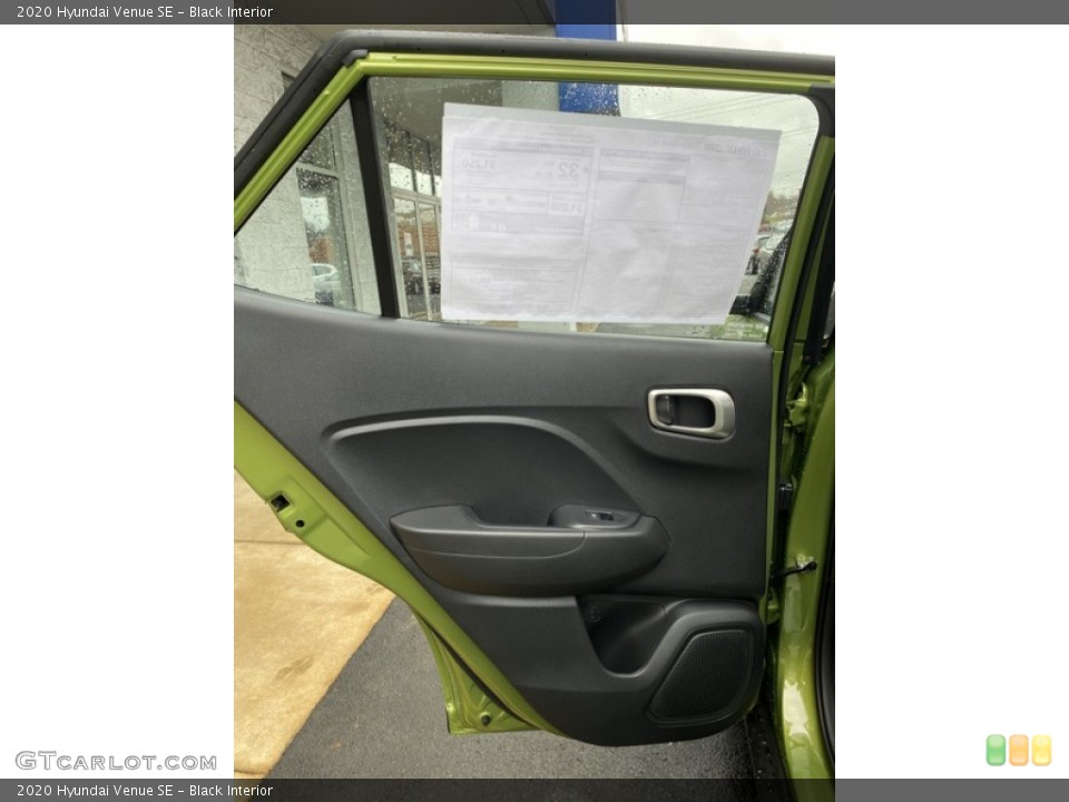 Black Interior Door Panel for the 2020 Hyundai Venue SE #136612571