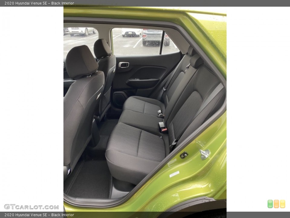 Black Interior Rear Seat for the 2020 Hyundai Venue SE #136612620
