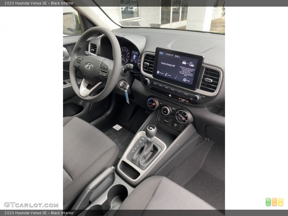 Black Interior Dashboard for the 2020 Hyundai Venue SE #136612695