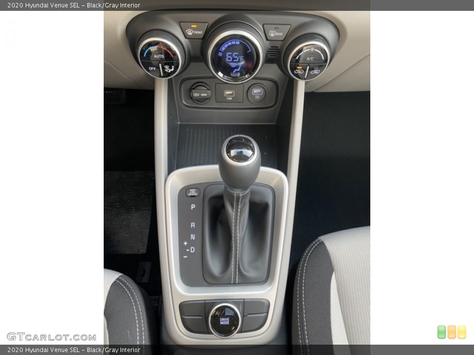 Black/Gray Interior Transmission for the 2020 Hyundai Venue SEL #136613151