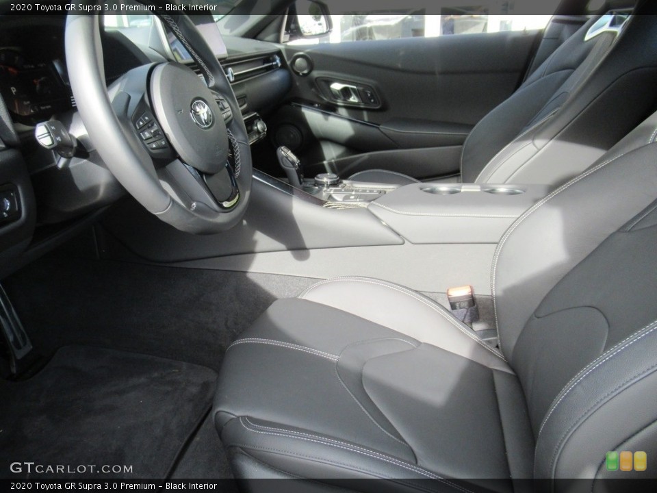 Black Interior Front Seat for the 2020 Toyota GR Supra 3.0 Premium #136614383