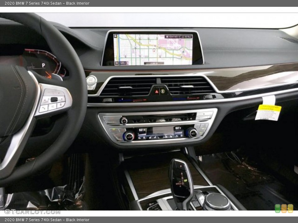 Black Interior Dashboard for the 2020 BMW 7 Series 740i Sedan #136616402