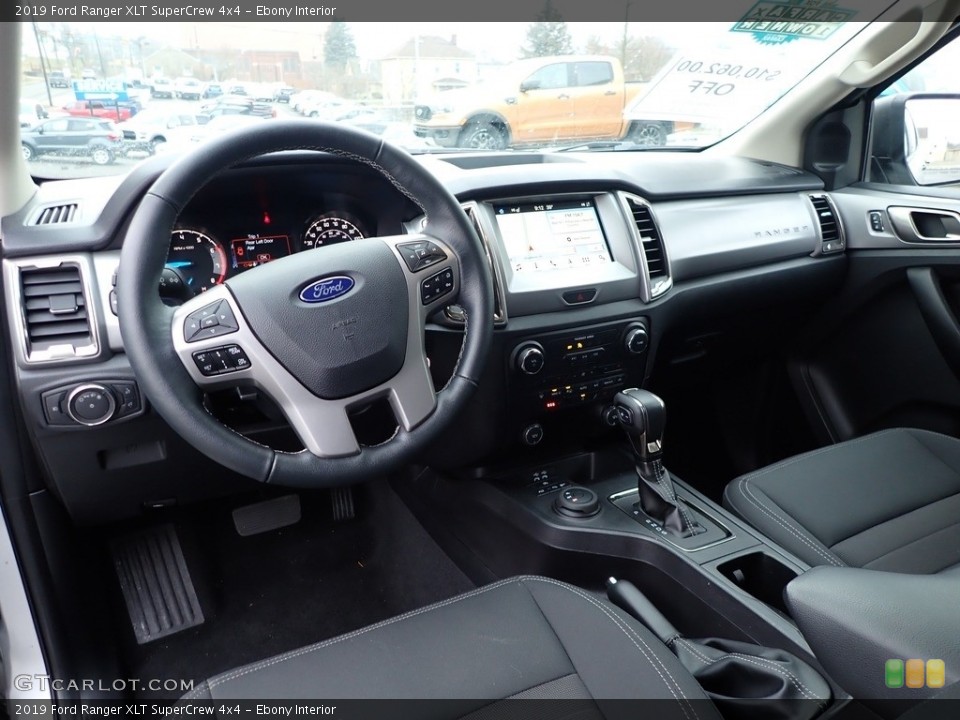Ebony Interior Dashboard for the 2019 Ford Ranger XLT SuperCrew 4x4 #136616780