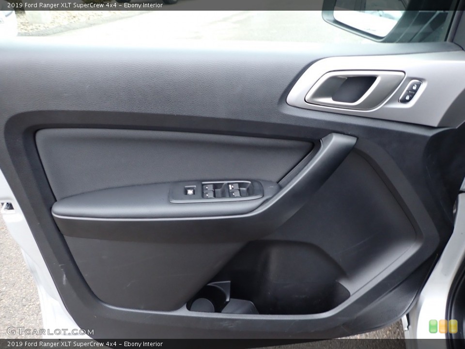 Ebony Interior Door Panel for the 2019 Ford Ranger XLT SuperCrew 4x4 #136616804