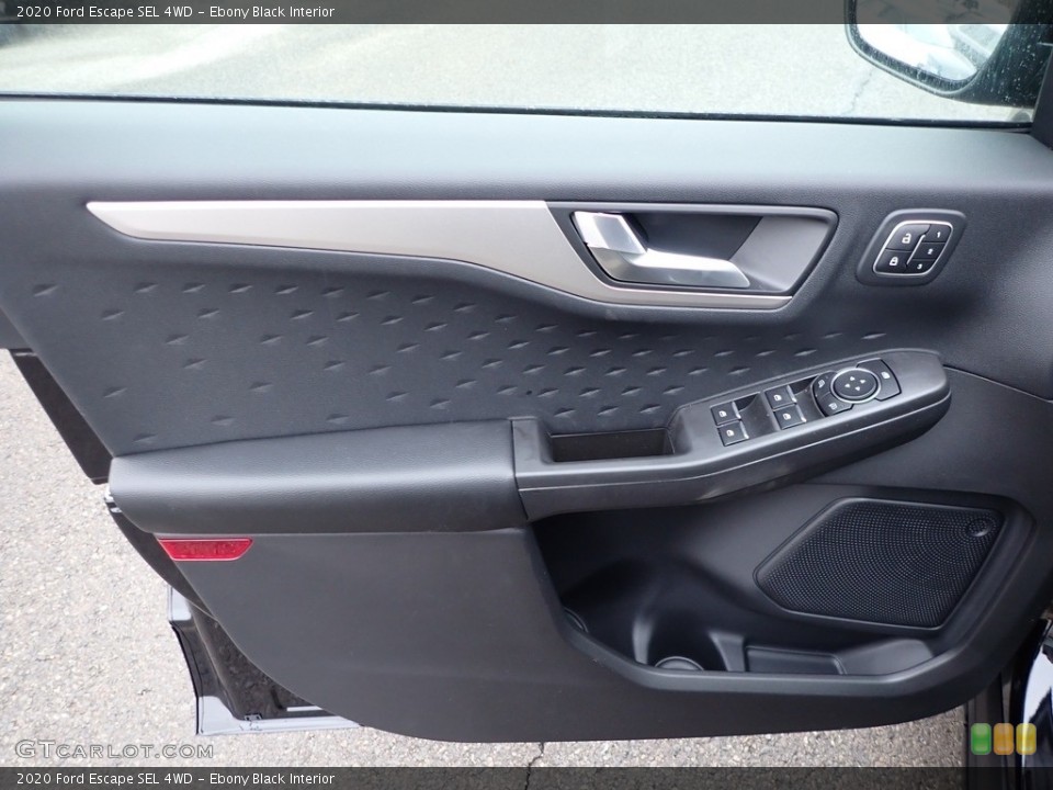 Ebony Black Interior Door Panel for the 2020 Ford Escape SEL 4WD #136618301