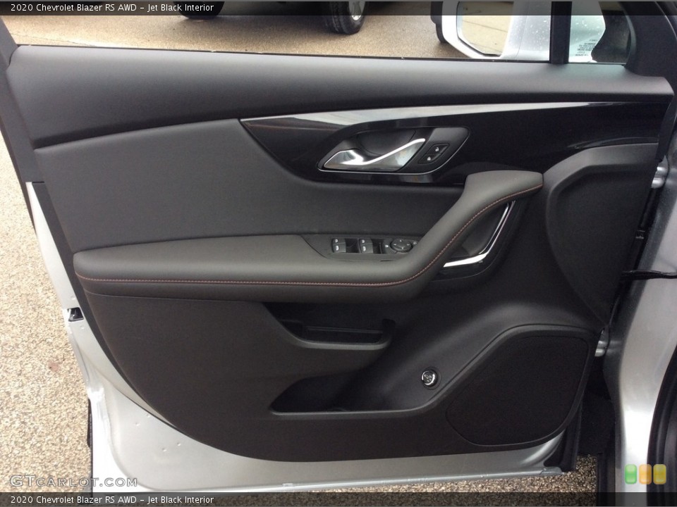 Jet Black Interior Door Panel for the 2020 Chevrolet Blazer RS AWD #136623135