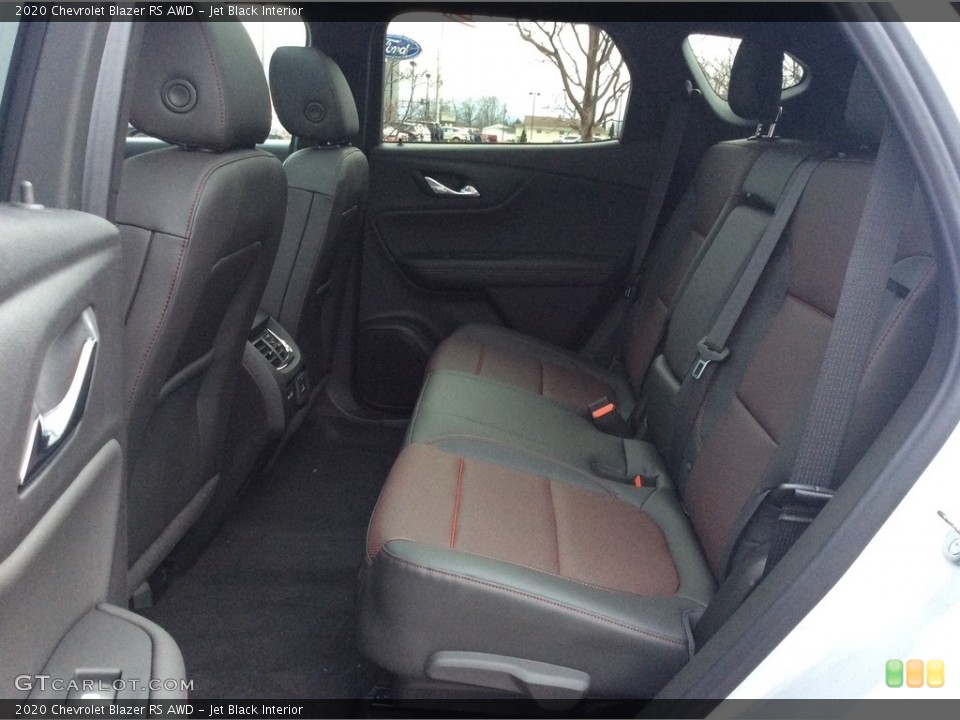 Jet Black Interior Rear Seat for the 2020 Chevrolet Blazer RS AWD #136623459