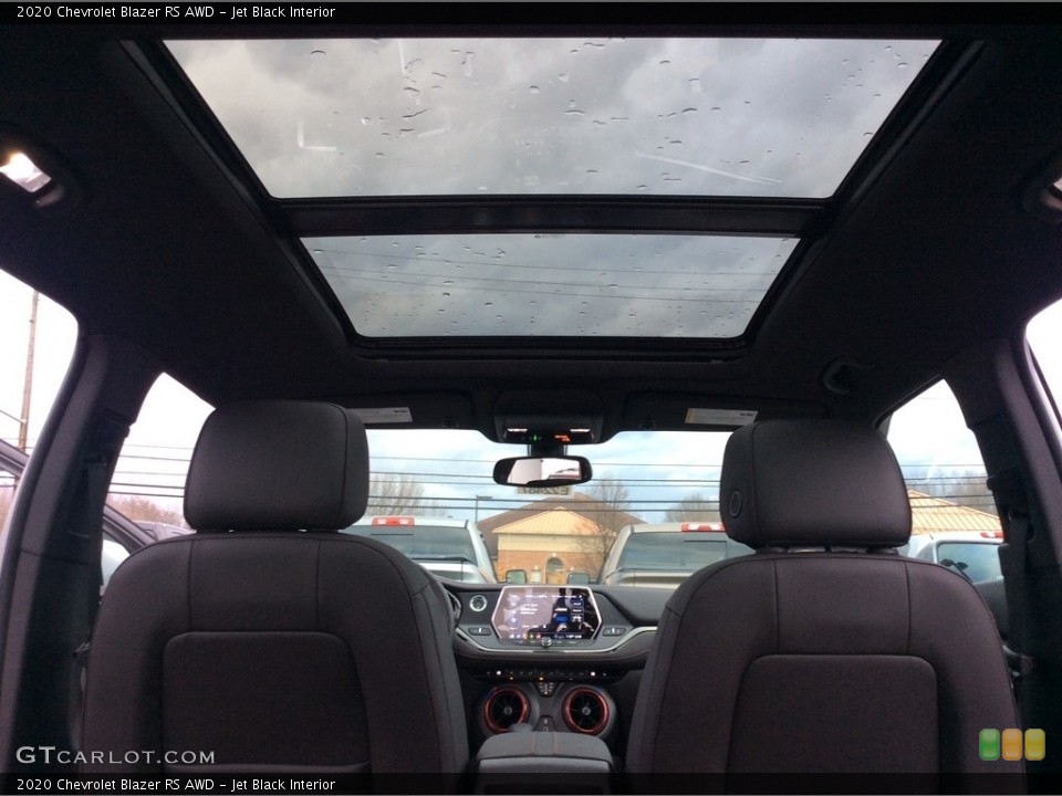 Jet Black Interior Sunroof for the 2020 Chevrolet Blazer RS AWD #136623480