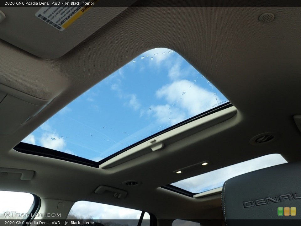 Jet Black Interior Sunroof for the 2020 GMC Acadia Denali AWD #136624782