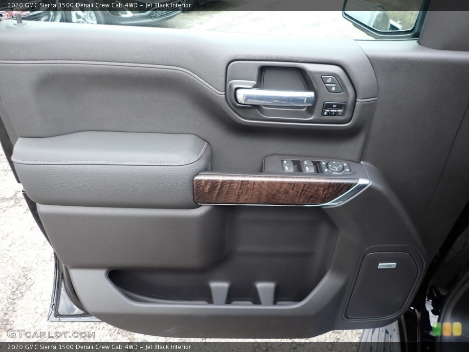 Jet Black Interior Door Panel for the 2020 GMC Sierra 1500 Denali Crew Cab 4WD #136625145