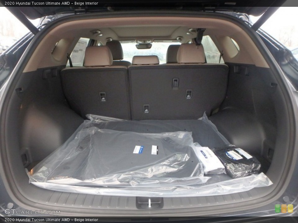 Beige Interior Trunk for the 2020 Hyundai Tucson Ultimate AWD #136626522