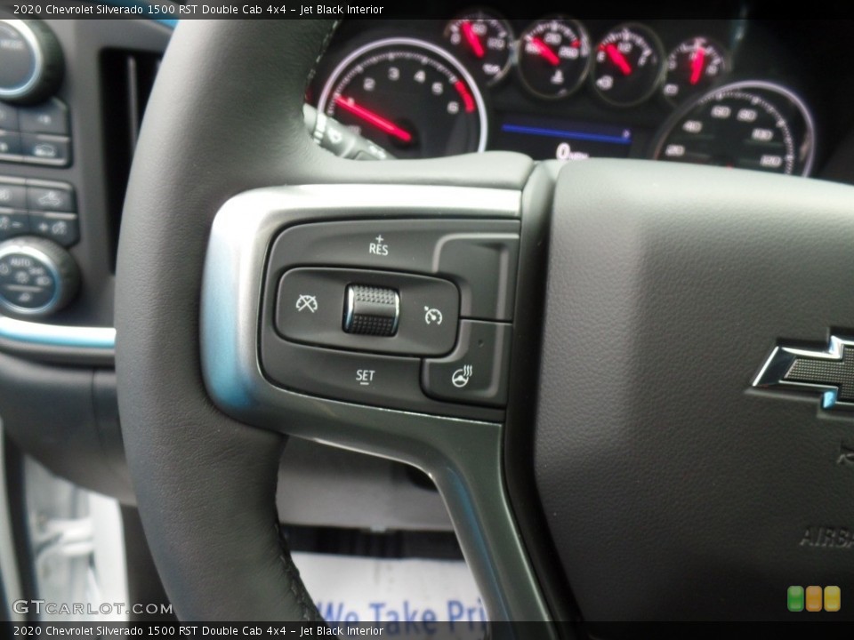 Jet Black Interior Steering Wheel for the 2020 Chevrolet Silverado 1500 RST Double Cab 4x4 #136629483