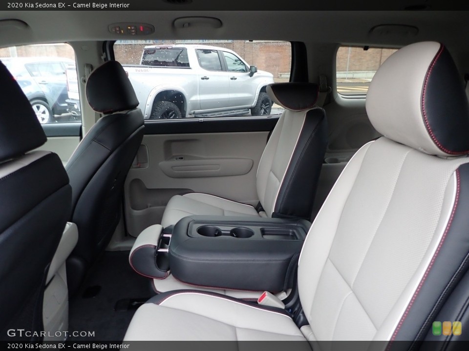 Camel Beige Interior Rear Seat for the 2020 Kia Sedona EX #136635439