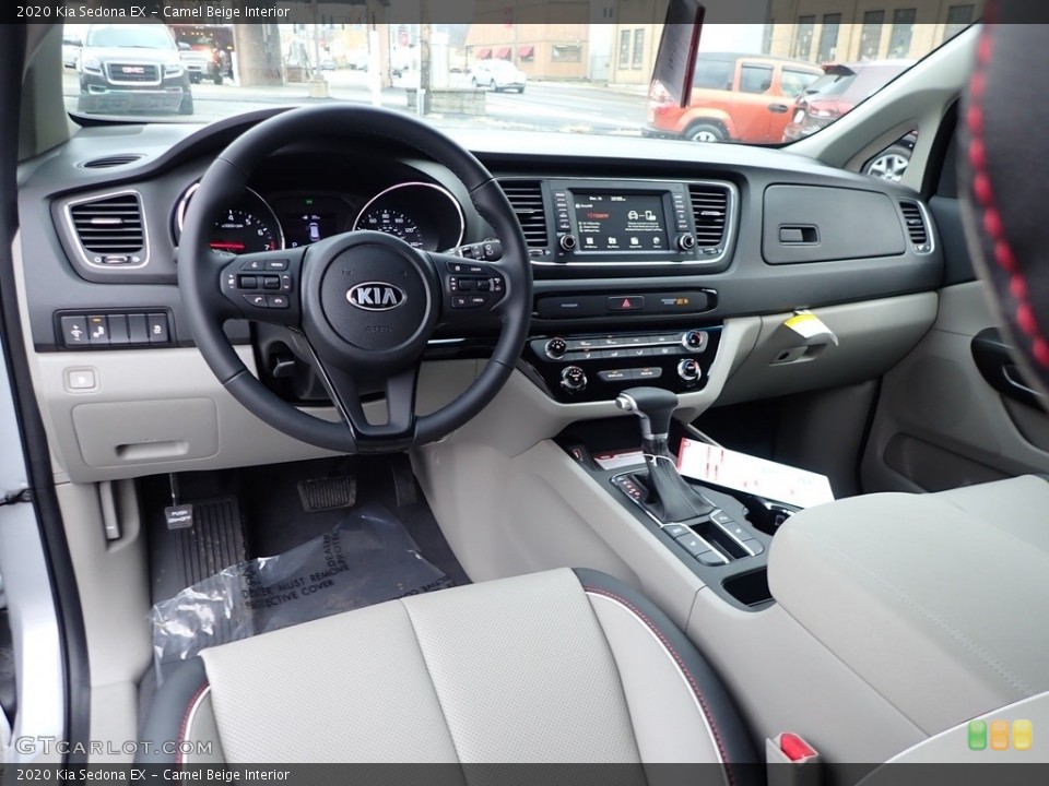Camel Beige Interior Photo for the 2020 Kia Sedona EX #136635490