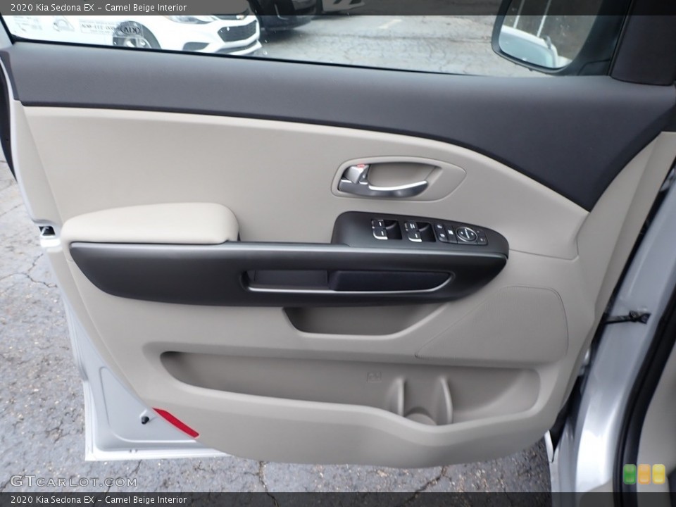 Camel Beige Interior Door Panel for the 2020 Kia Sedona EX #136635514