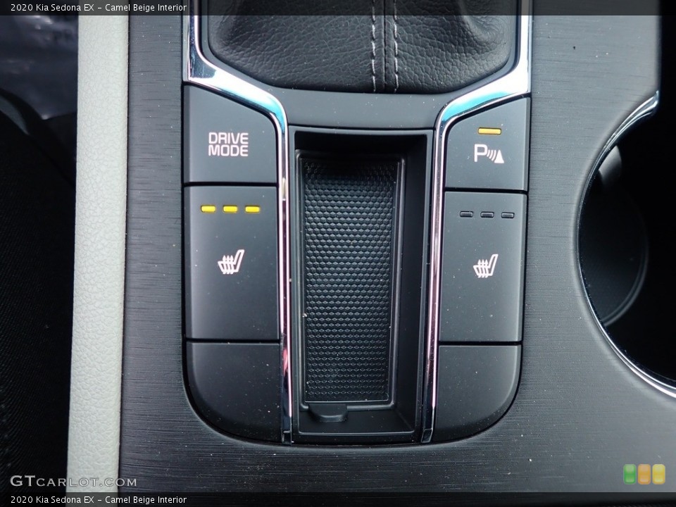 Camel Beige Interior Controls for the 2020 Kia Sedona EX #136635556