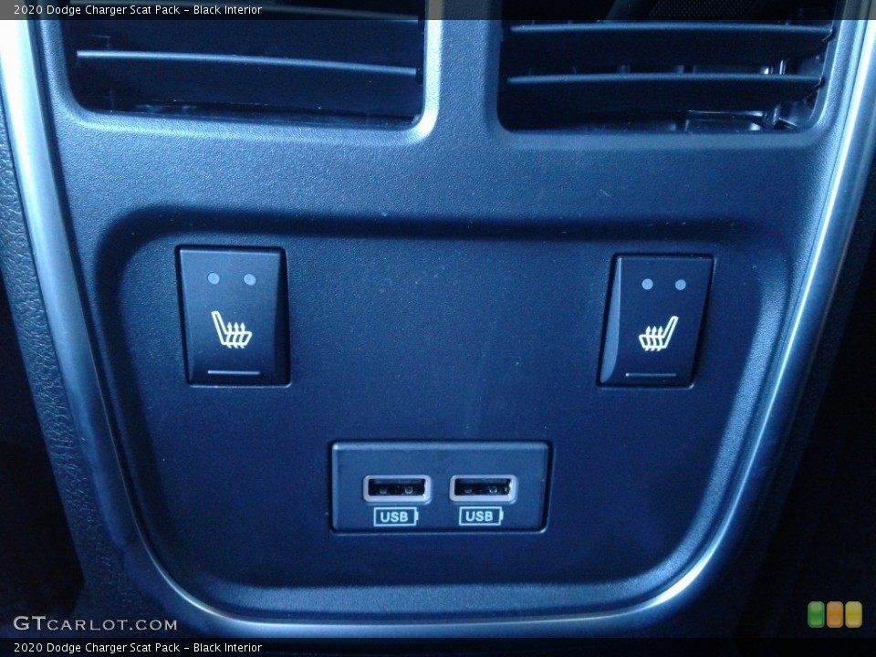 Black Interior Controls for the 2020 Dodge Charger Scat Pack #136635916