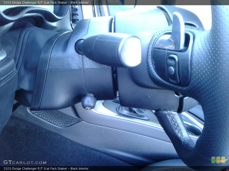 Black Interior Steering Wheel for the 2020 Dodge Challenger R/T Scat Pack Shaker #136637722