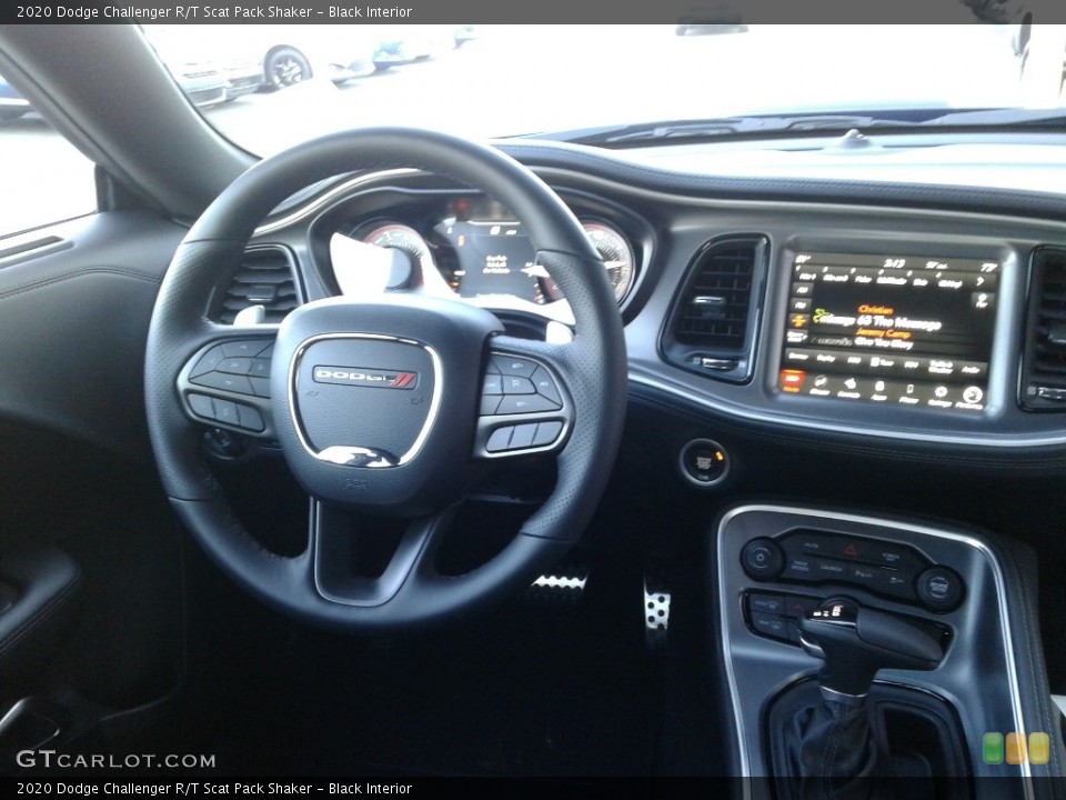 Black Interior Dashboard for the 2020 Dodge Challenger R/T Scat Pack Shaker #136637744