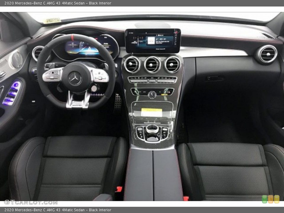 Black Interior Dashboard for the 2020 Mercedes-Benz C AMG 43 4Matic Sedan #136643788