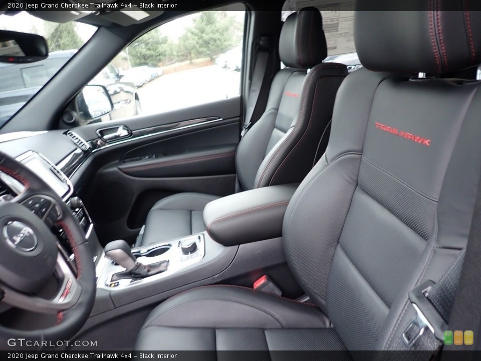 Black Interior Front Seat for the 2020 Jeep Grand Cherokee Trailhawk 4x4 #136643851